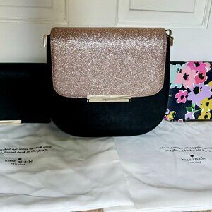 Kate Spade Make It Mine Byrdie Bag in Black with 2 Extra Flaps